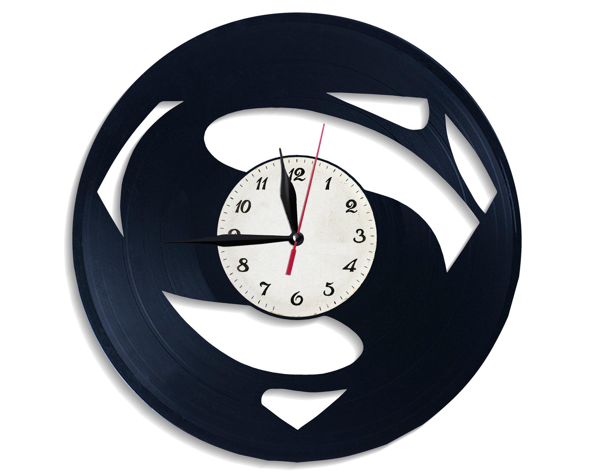 Часы настенные Супермен 2850 из виниловой пластинки