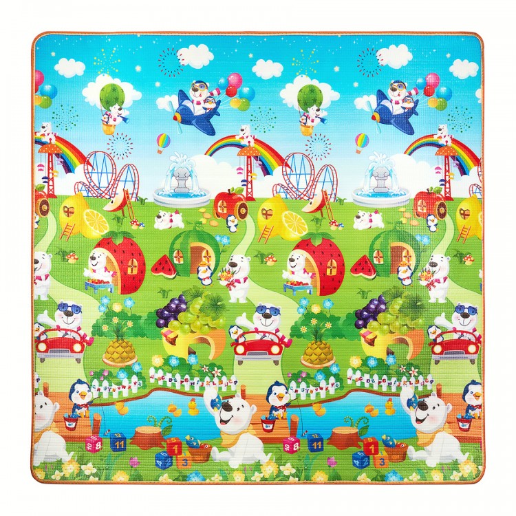 Коврик детский развивающий 4FIZJO Kids 180x180x1 см