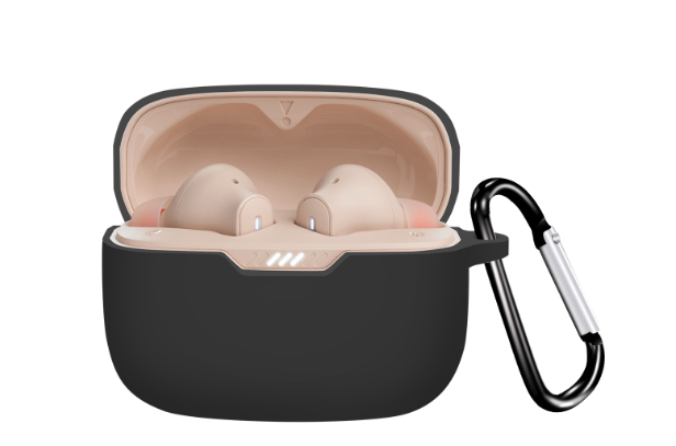 Чехол-накладка DK Silicone Candy Friendly с карабином для JBL Tune 230NC Black (016034)
