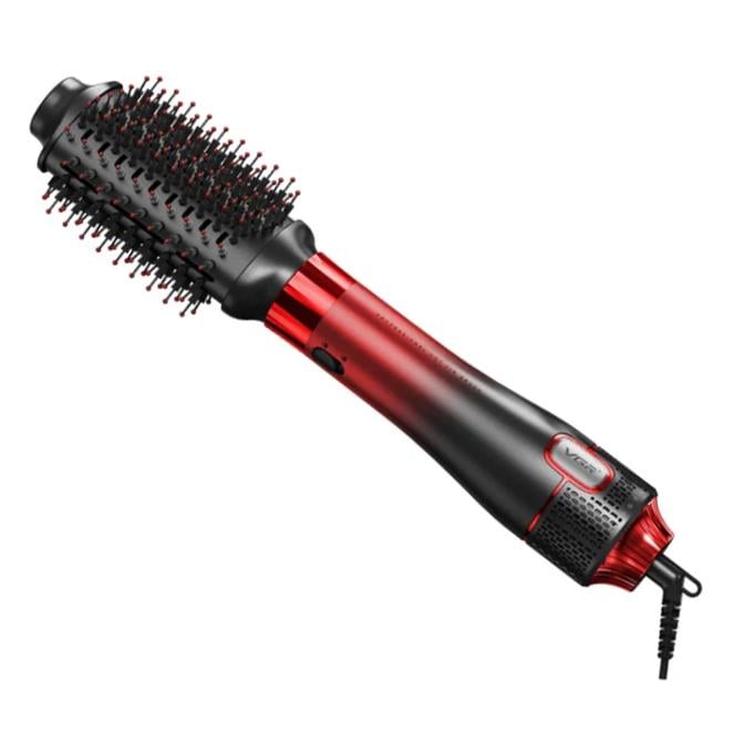 Фен-щетка для волос VGR V-488 8 насадок 4 режима Красный (623582)