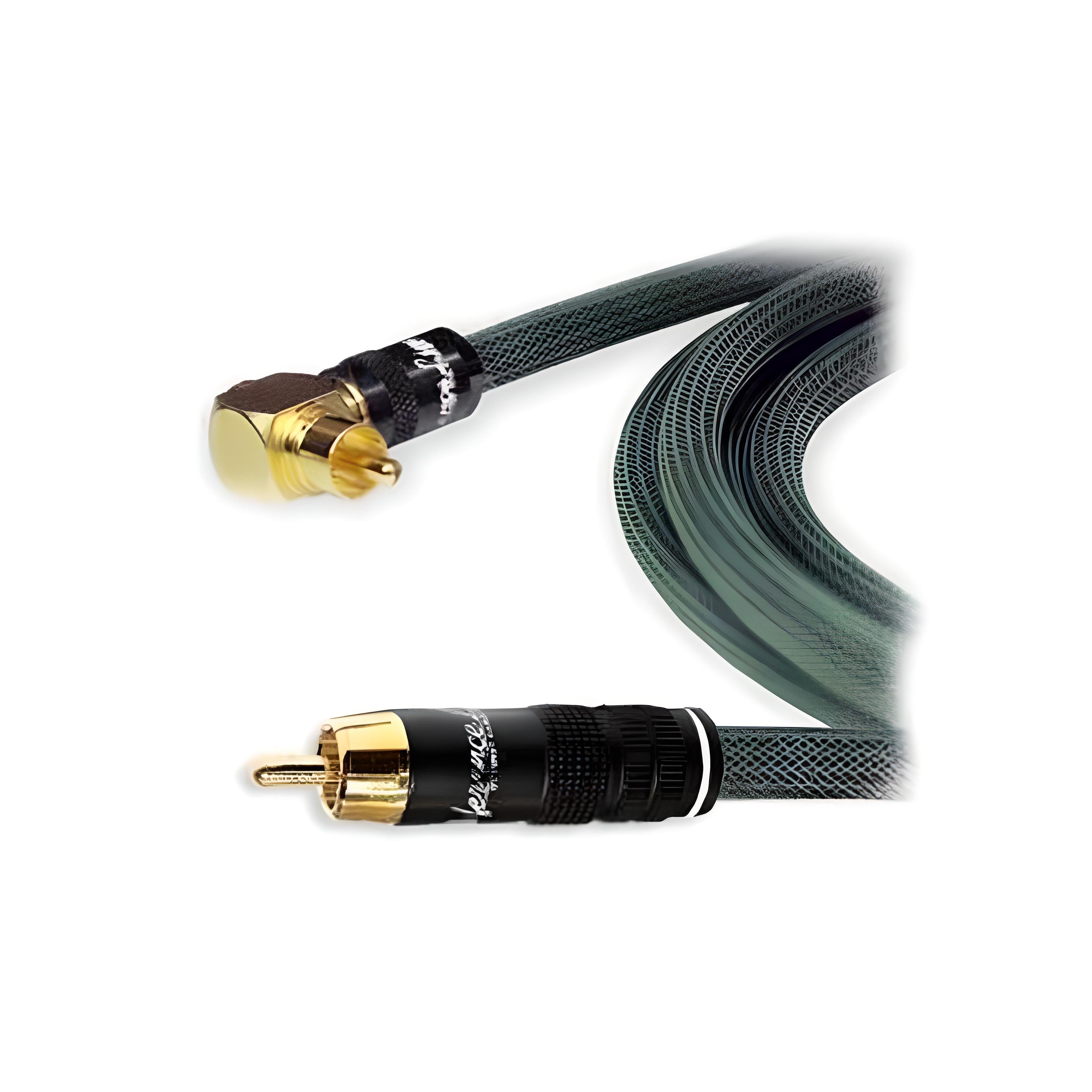 Кабель для активных сабвуферов REFERENCE 1T-ASR2-01 Line RCA-RCA угловой Черный (000001769)