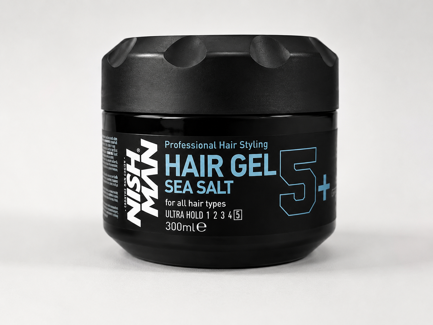 Гель сольовий для стилізації волосся Nishman Styling Gel Ultra Hold 5+ Sea Salt 300 мл