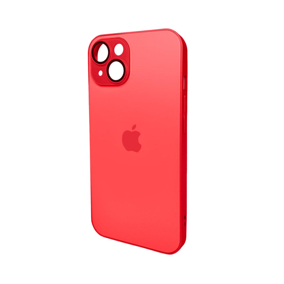 Протиударний чохол для Apple iPhone 15 AG Glass Matt Frame Color / Coke Red