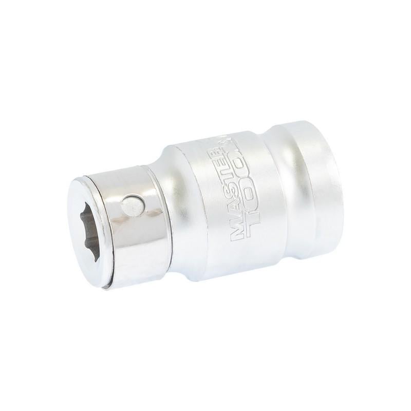 Переходник MasterTool ½" квадрат ½" шестигранник 38 мм (CrV 78-0088)
