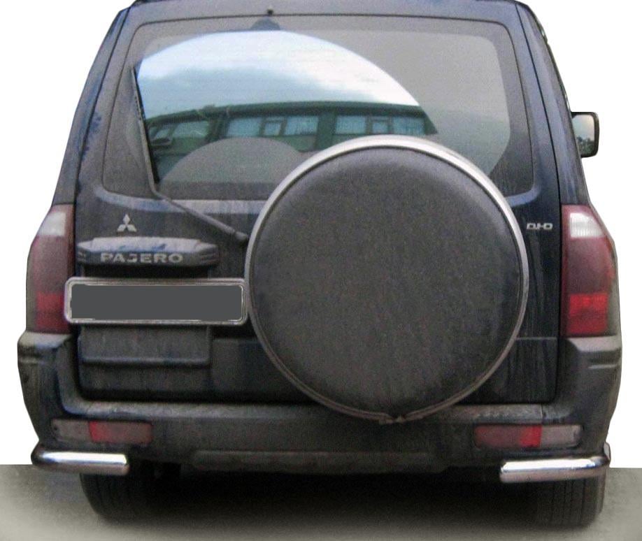 Задняя дуга AK003 CAN для Mitsubishi Pajero Wagon III нержавеющая сталь Хром