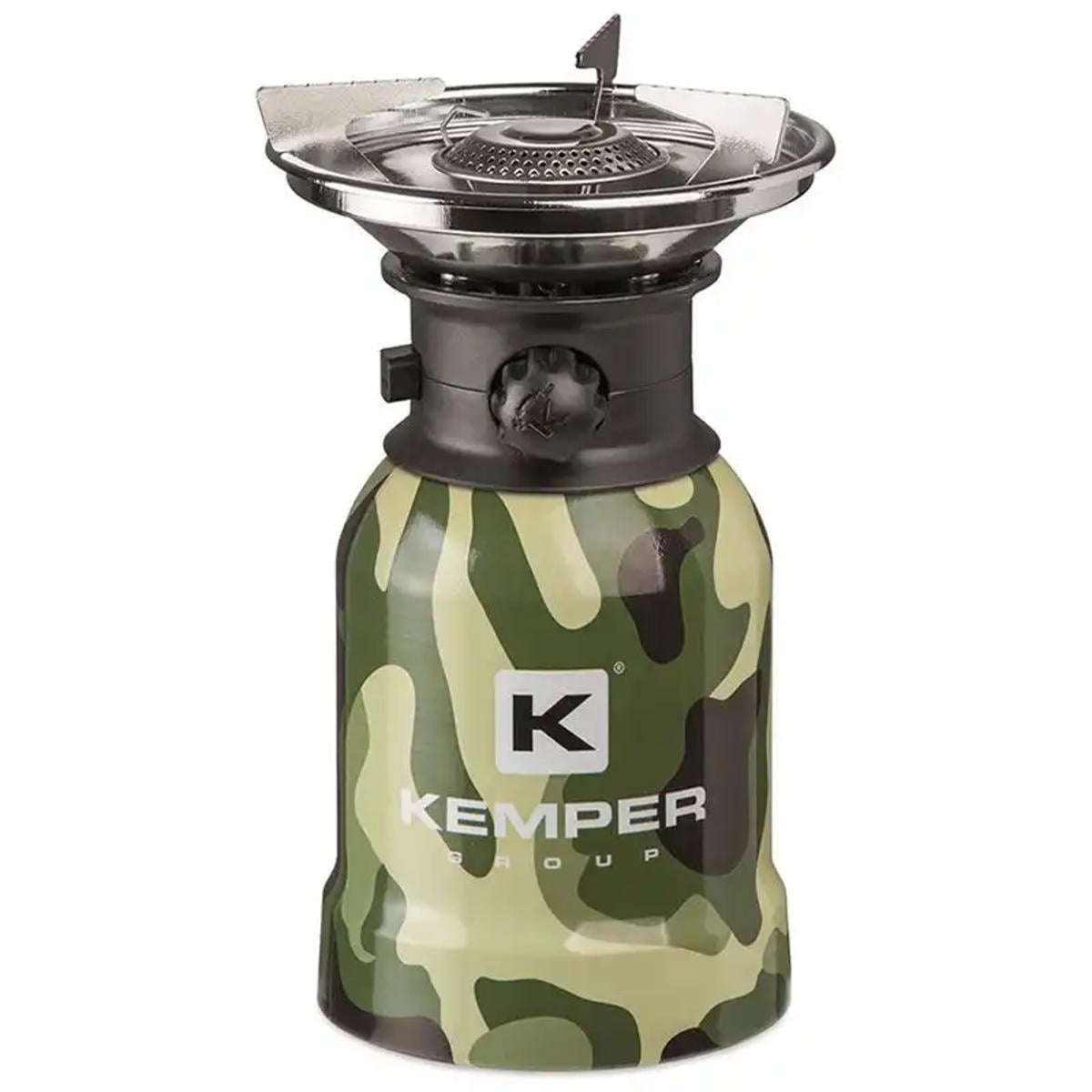 Горелка газовая KEMPER KE2008CMF Camouflage с пьезоподжигом и подставкой
