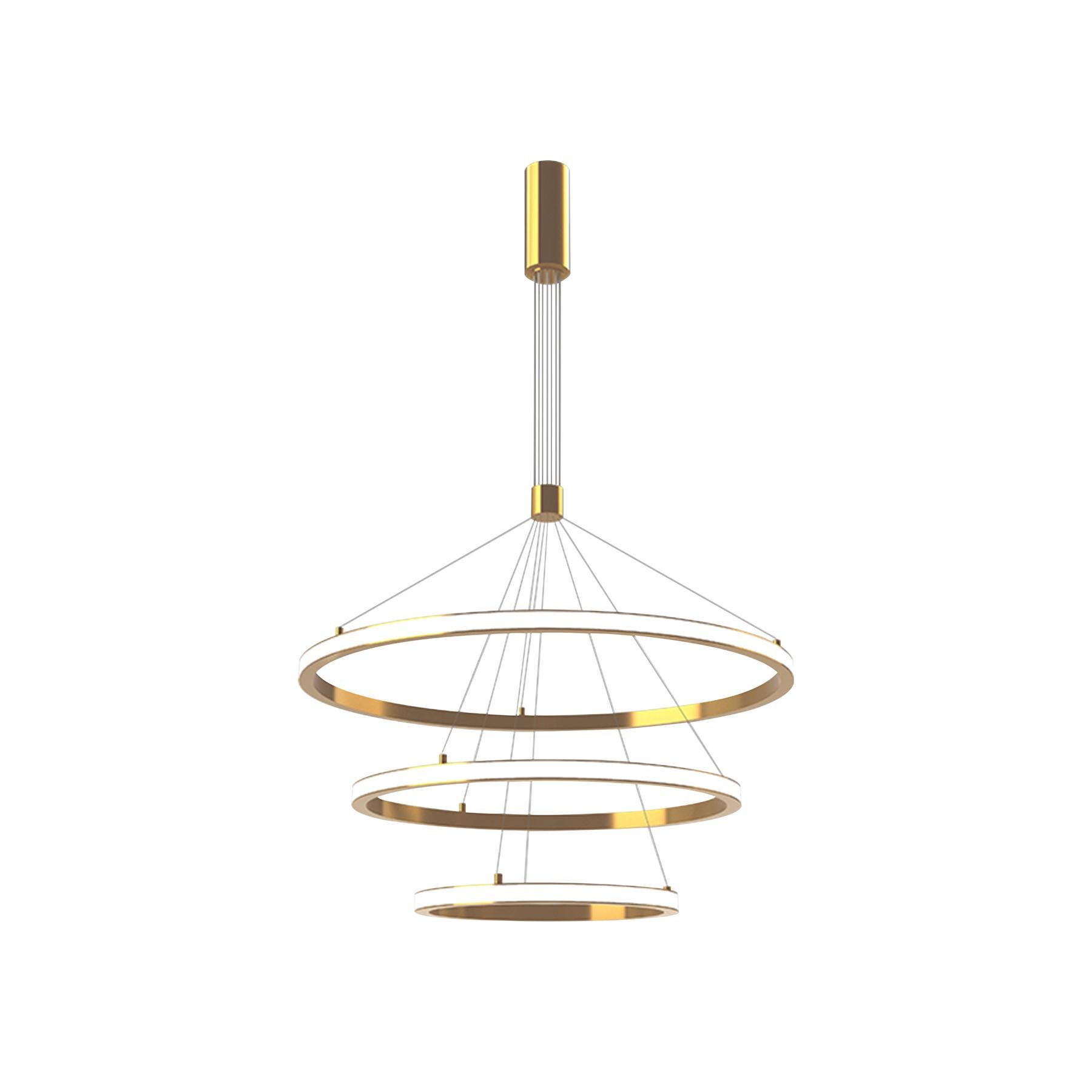 Люстра подвесная Skarlat M 9072 OUT 3 IN 1 4+6+8 3000K Gold (9319017)