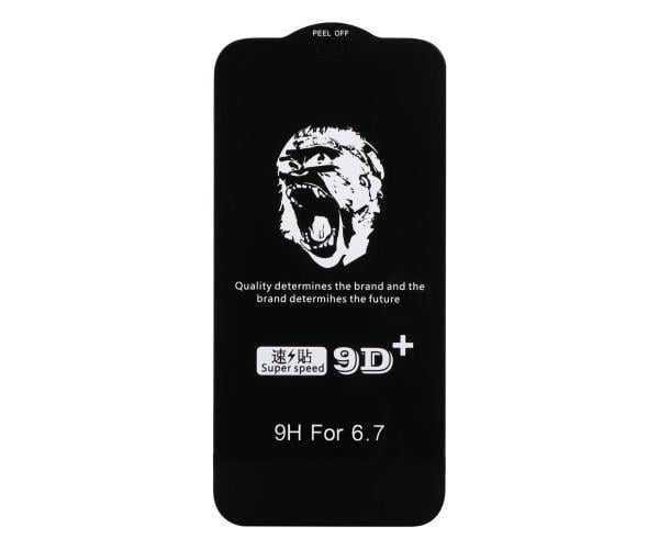Защитное стекло Monkey для Apple iPhone 12 Pro Max Black (0500037093-2085301)