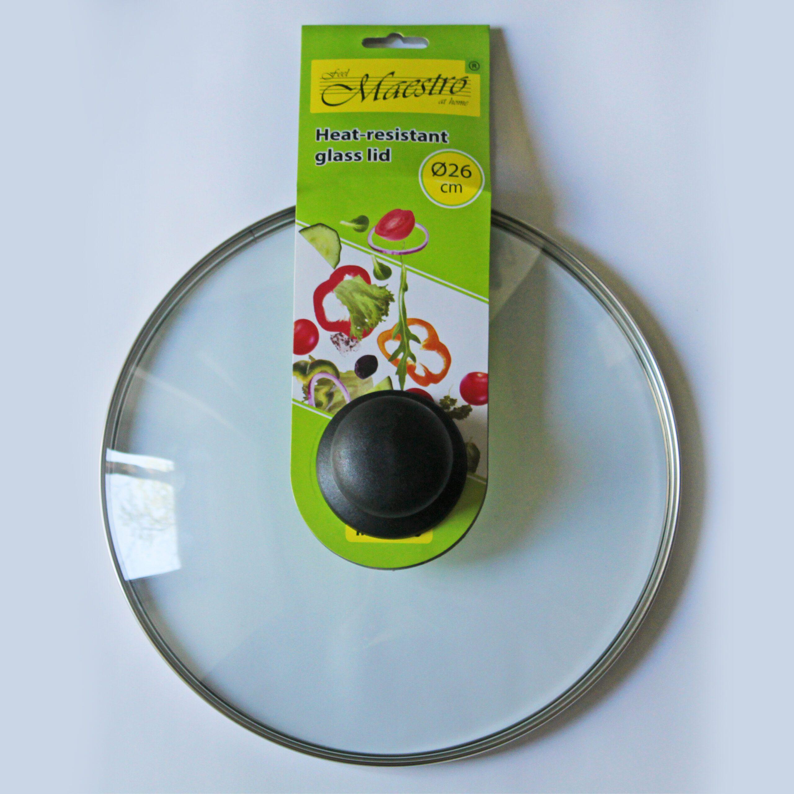 Крышка стеклянная жаропрочная Maestro MR-0026 (16557)