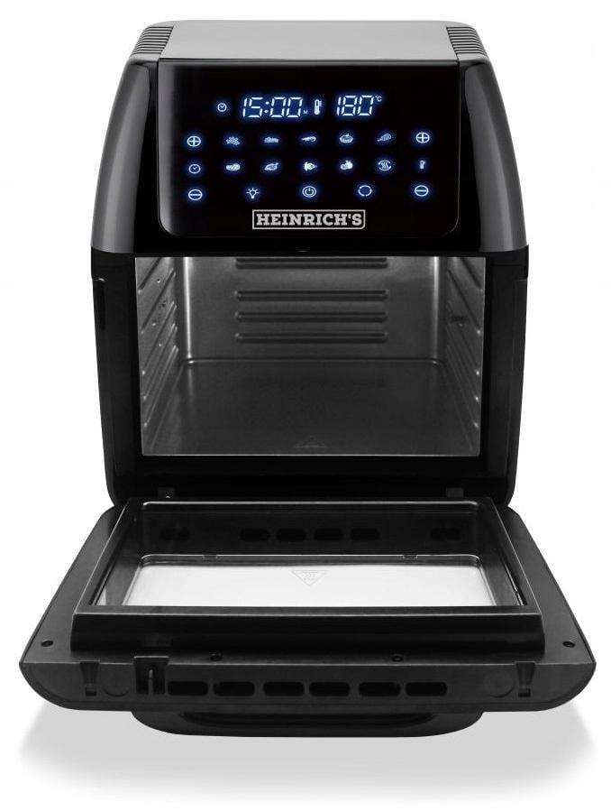 Мультипечь безмасляная HEINRICH'S HFR 8206 1800 Вт 12 л Черная