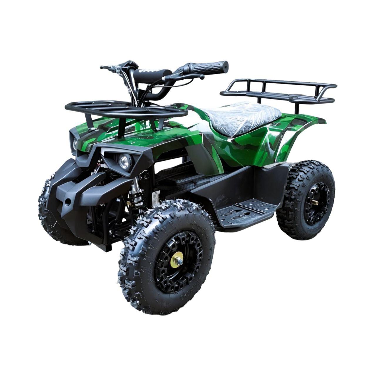 Детский электрический квадроцикл Corso RS-760912 двигатель 1000W от 8 лет Зеленый (27109631)