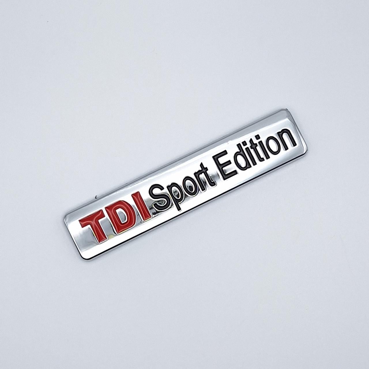Эмблема плашка TDI Sport Edition Хром глянцевый (1998703206)