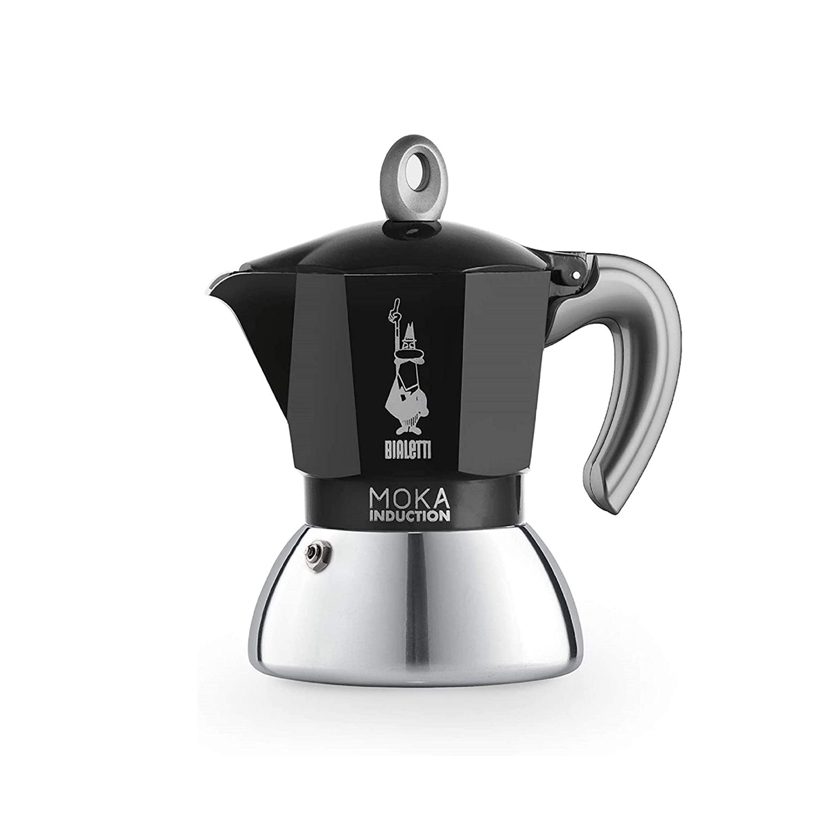 Кофеварка гейзерная Bialetti INDUCTION NERA 2TZ - фото 1