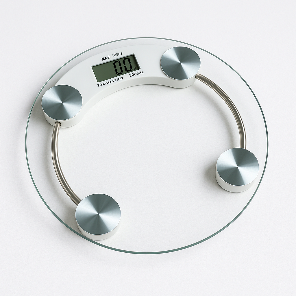 Весы стеклянные напольные электронные Domоtec 2003A 150 кг