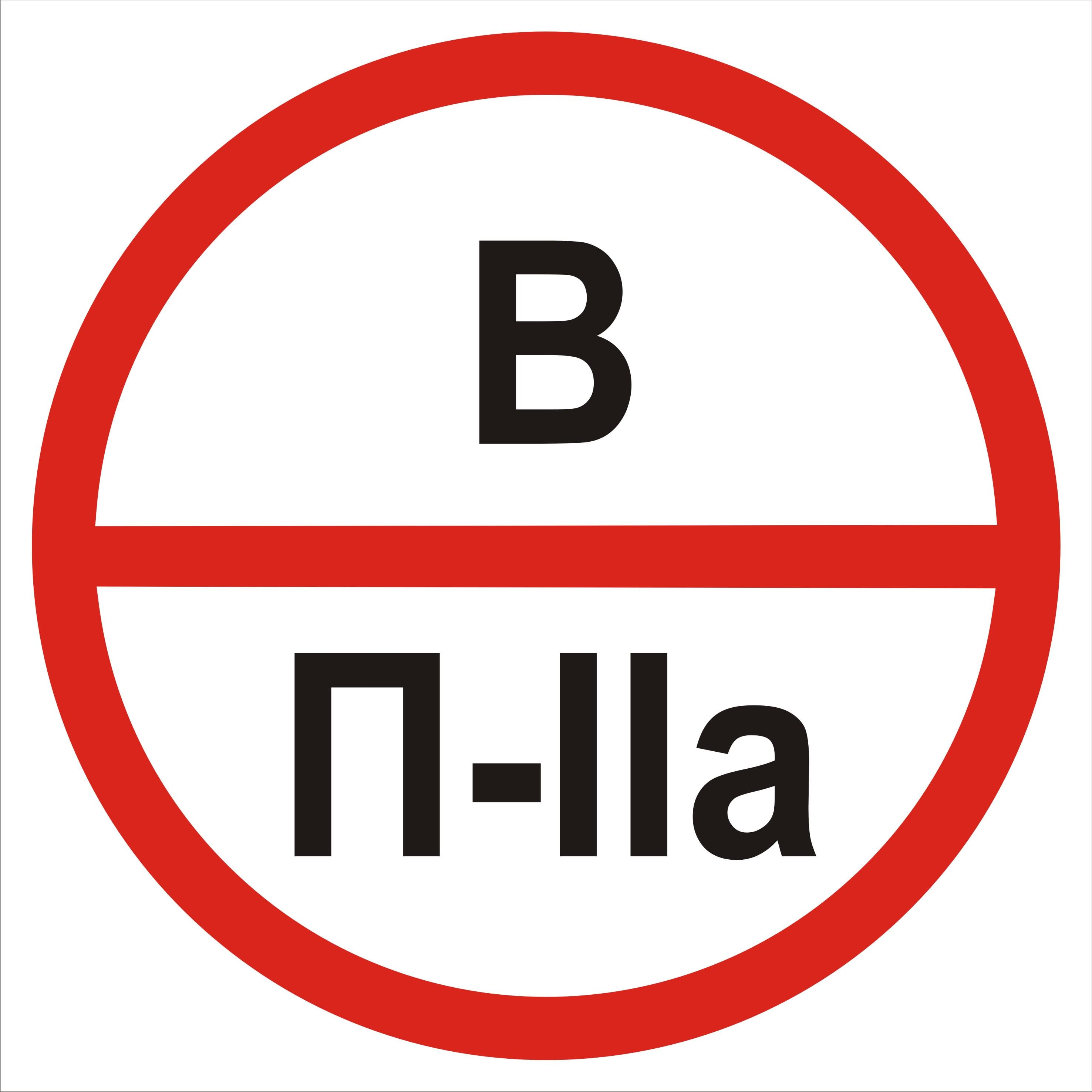 Табличка категория помещения В/П2а 20х20 см (00188) Табличка категория помещения В/П2а 20х20 см (00188)