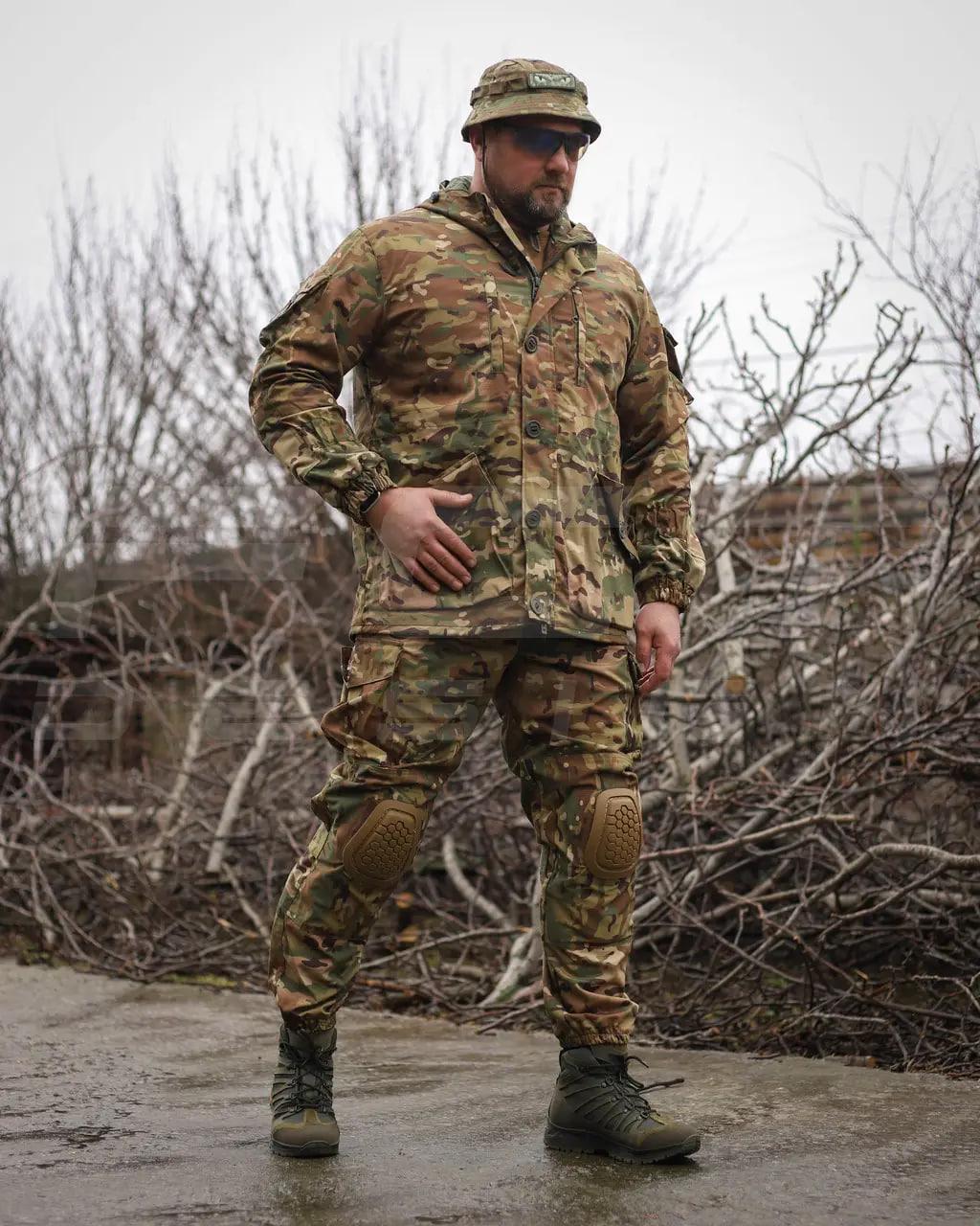 Костюм военный FCT Design Горькая 5 демисезон с наколенниками и налокотниками р. 60-62 Мультикам (28216271)