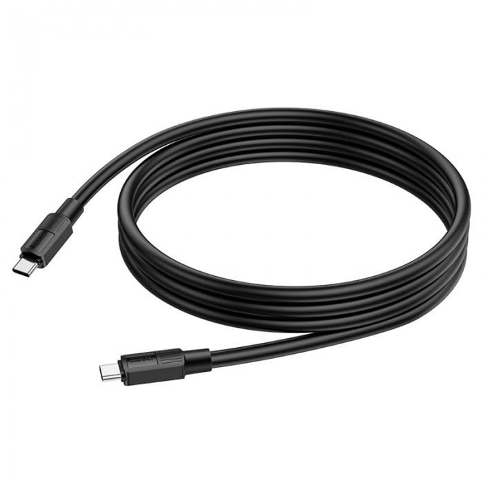 Кабель Hoco X84 Solid Type-C to Type-C charging ток до 3A для смартфонов 60W 1 м Черный