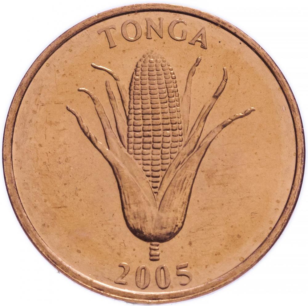 Коллекционная монета Тонга 5 сенити 2005 UNC (KM#66)
