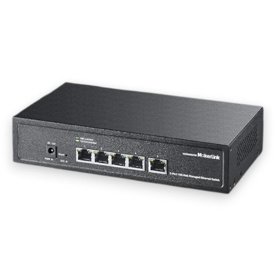 Комутатор керований MokerLink 5-портовий 10Gbps L2 (31726339) Комутатор керований MokerLink 5-портовий 10Gbps L2 (31726339)