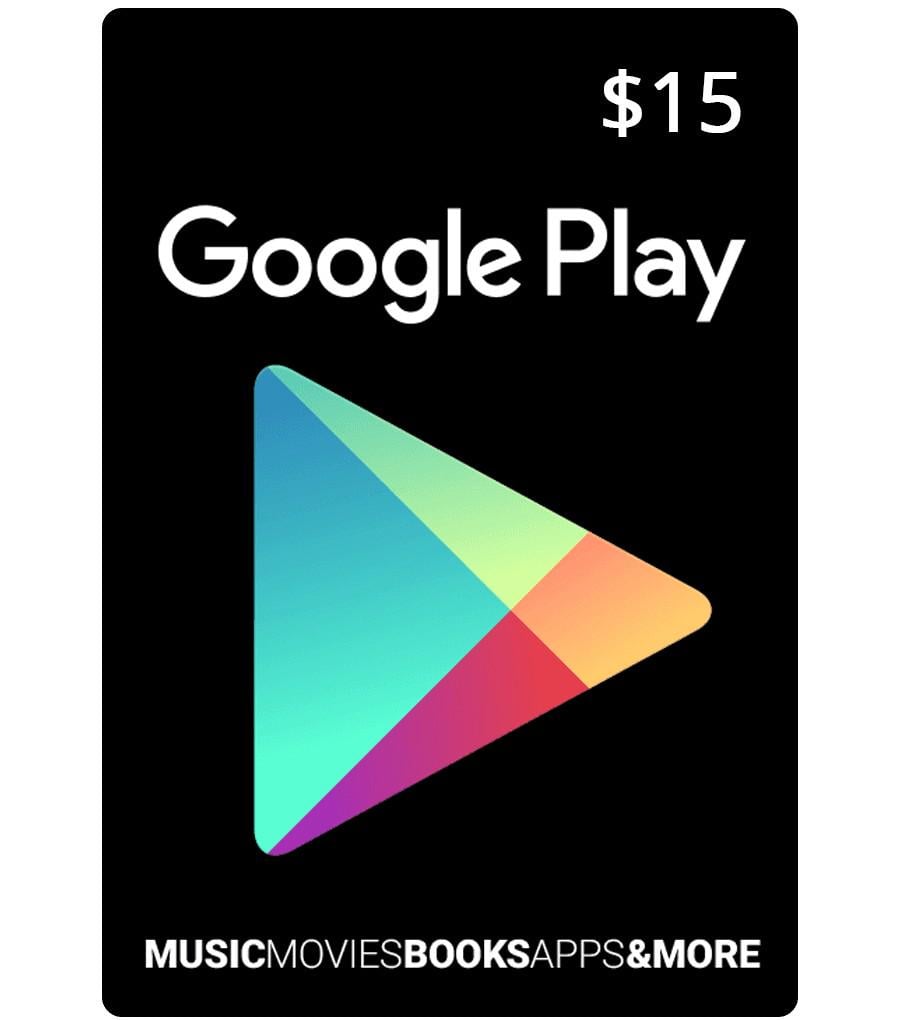 Електронний ключ Google Play Gift Card на 15 usd US-регіон