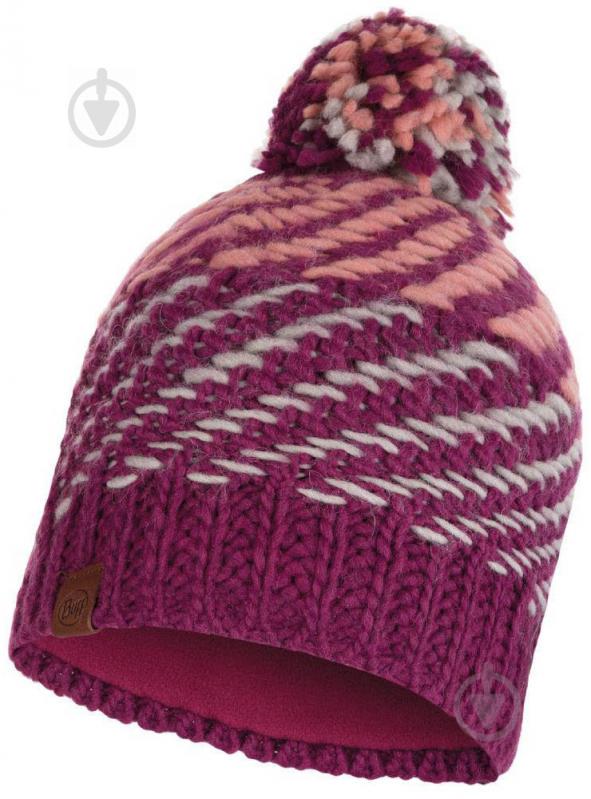 Шапка Buff Knitted & Polar Hat Nella Purple Raspberry (1033-BU 117891.620.10.00) - фото 1