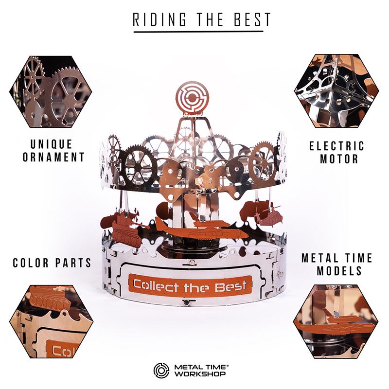 Конструктор METAL-TIME Riding the Best MT042 колекційна модель (3031494) - фото 2
