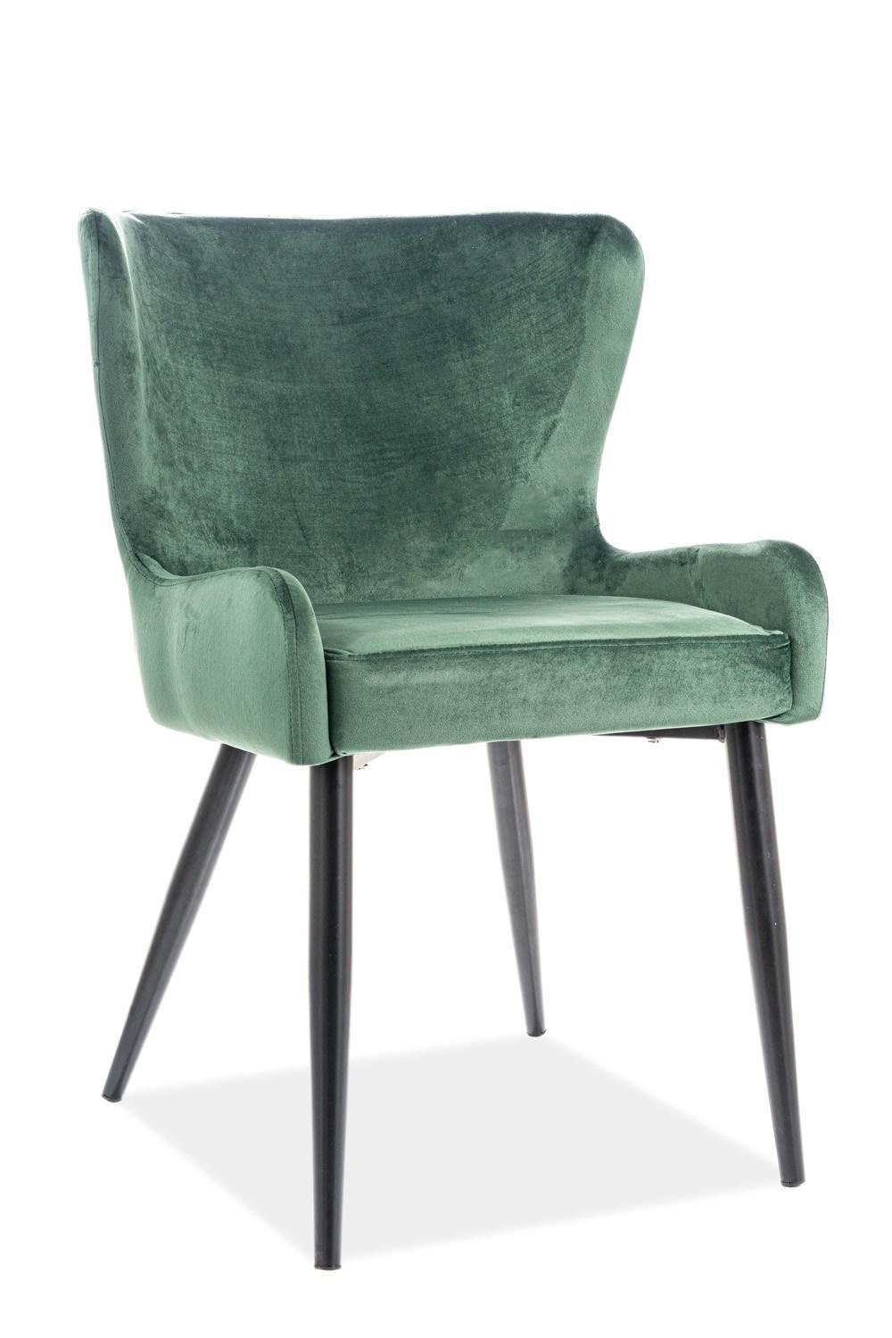 Кресло Signal Passo II Velvet Зеленый/Черный