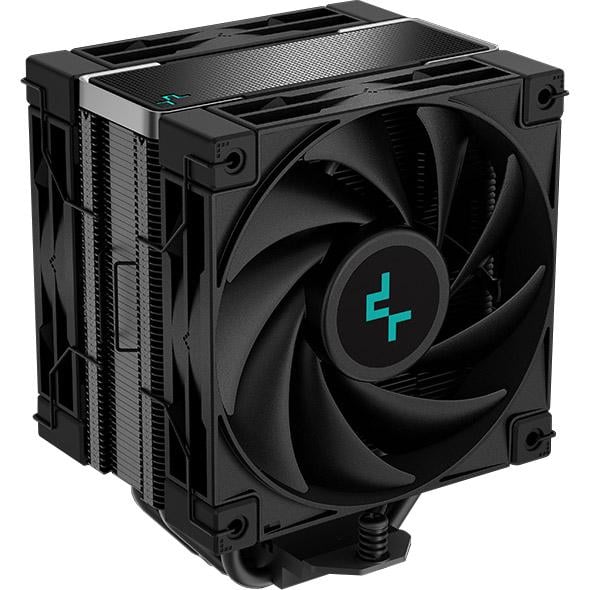 Кулер процесорний DeepCool AK400 Zero Dark Plus 2 вентилятори 120 мм 220 Вт 4 трубки Чорний (626341)