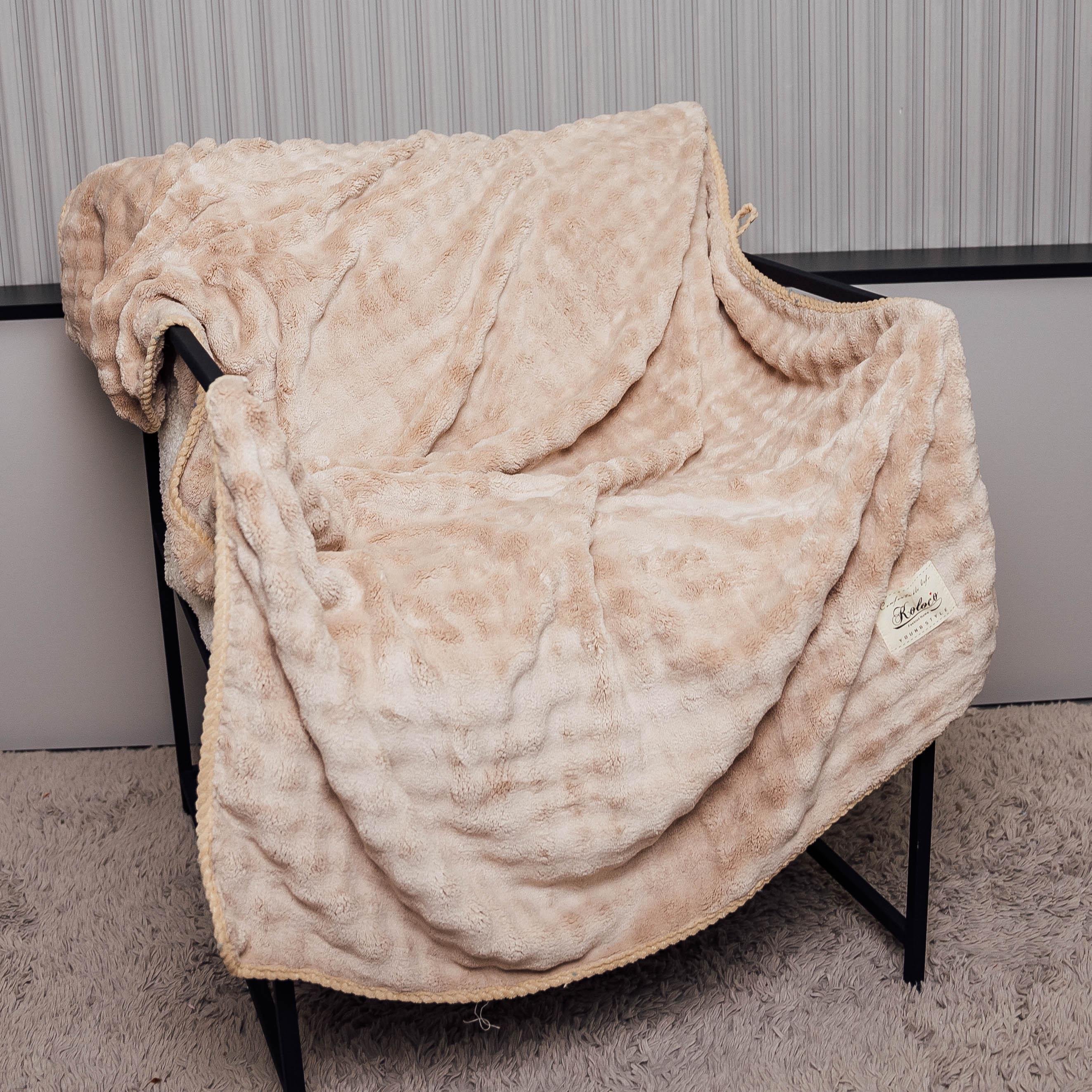 Рушник ФібраКомфорт м'який квадратик мікрофібра 160x90 см Світло-бежевий (88103) - фото 1 Рушник ФібраКомфорт м'який квадратик мікрофібра 160x90 см Світло-бежевий (88103) - фото 1