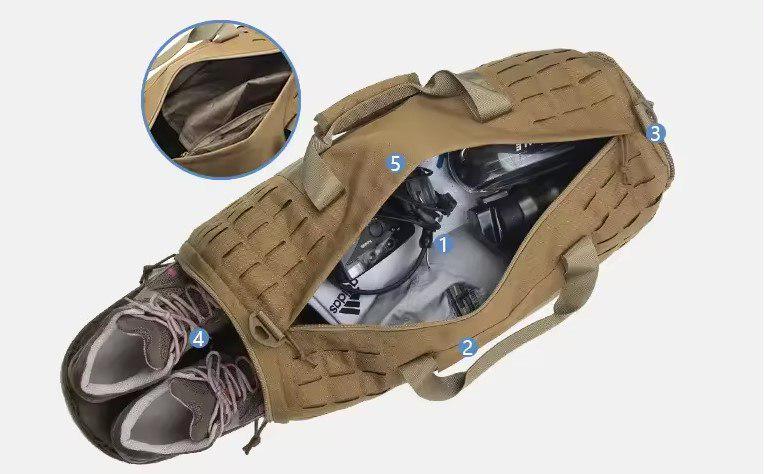 Сумка походная TOURIST 40 л Койот (19196153) - фото 5 Сумка походная TOURIST 40 л Койот (19196153) - фото 5