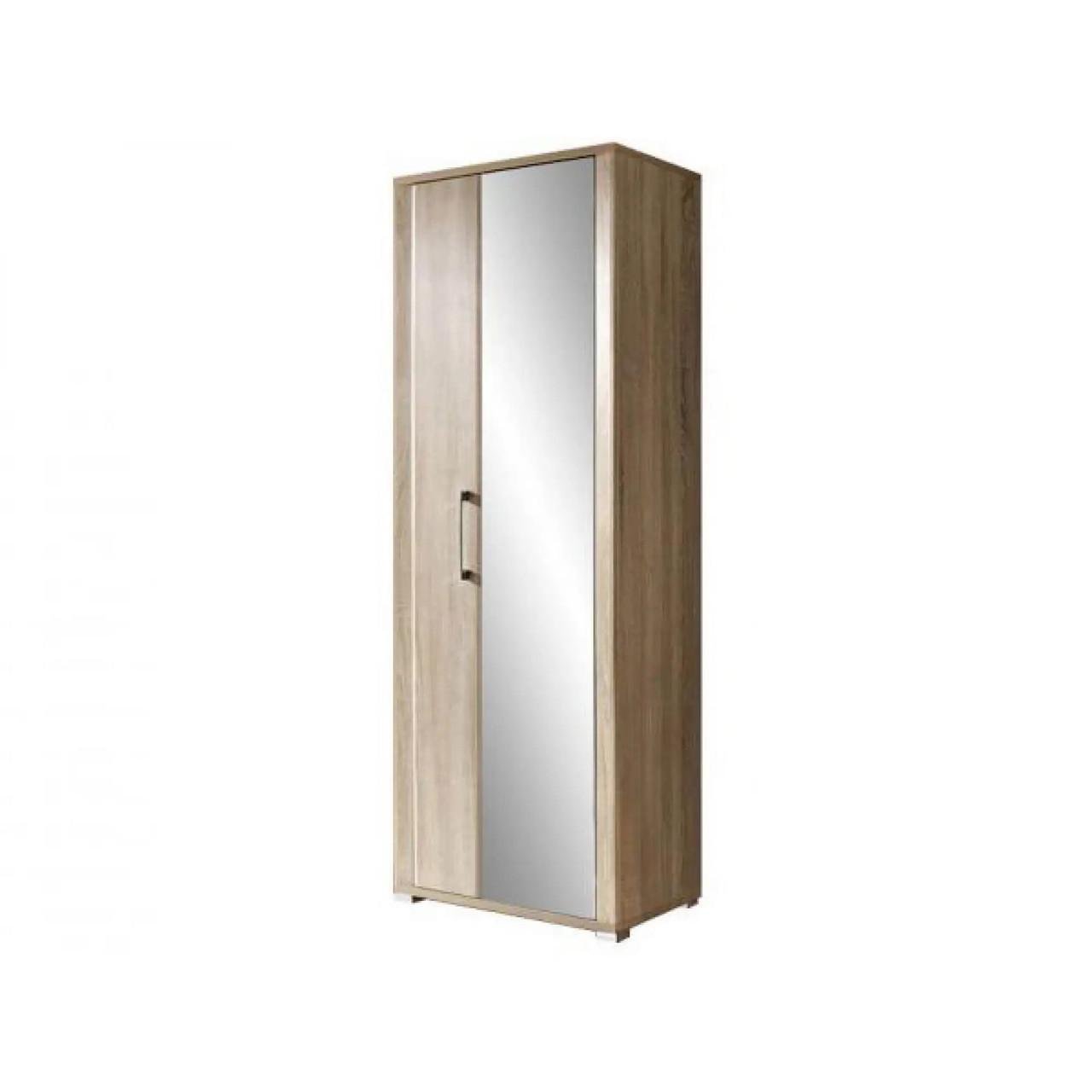 Шкаф пенал с зеркалом Гербор Гоу REG1L1D/22/8 Дуб сонома (GRB-1415)