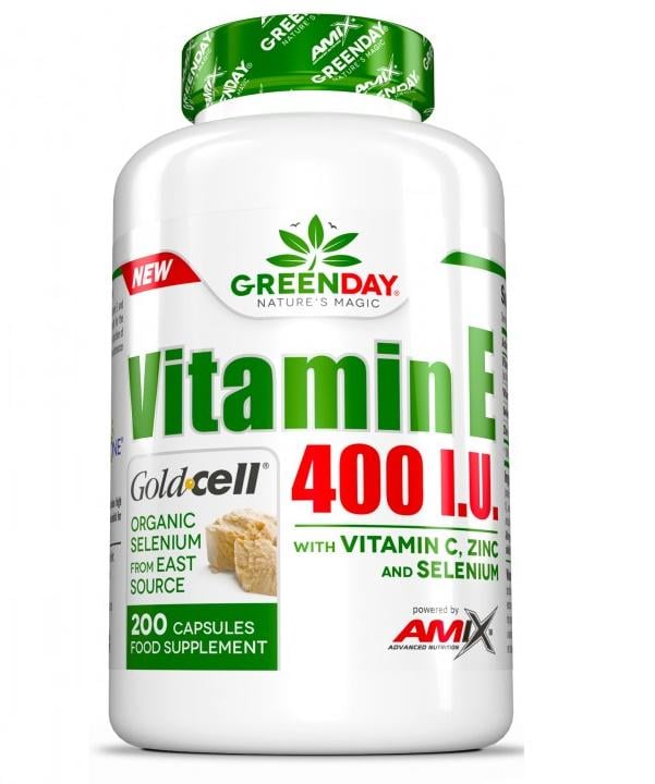 Витамин E для спорта Amix Nutrition GreenDay Vitamin E 400 IU LIFE+ 200 Caps