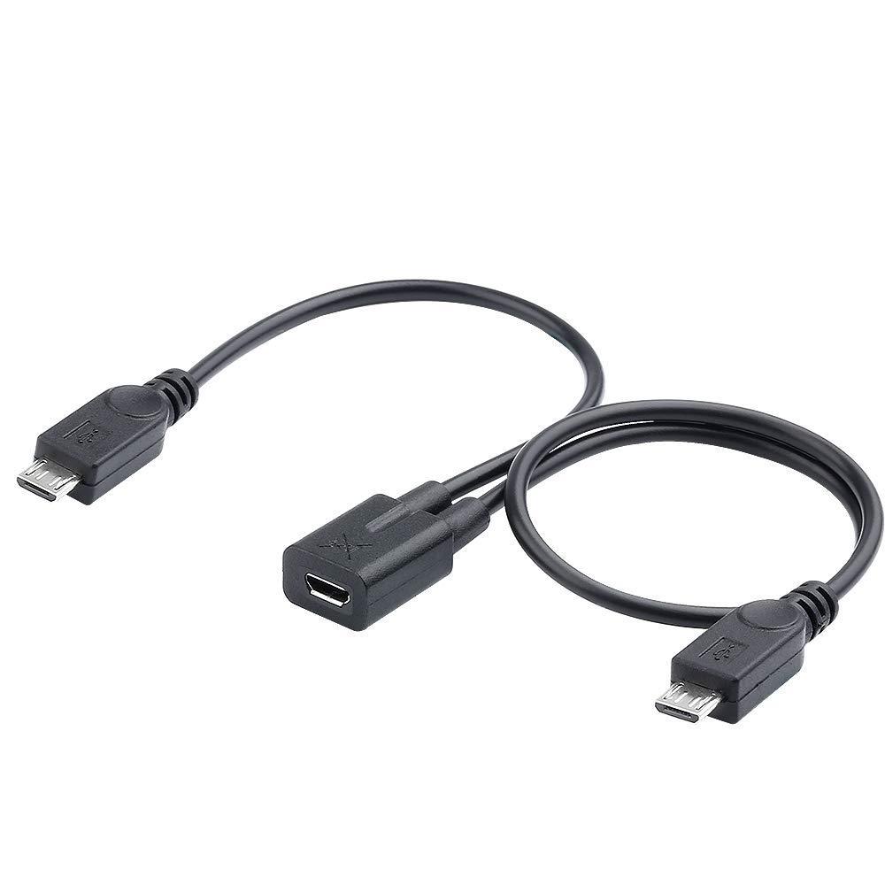 Переходник-адаптер сплиттер Alitek Micro USB Female-2xMicro-USB Male
