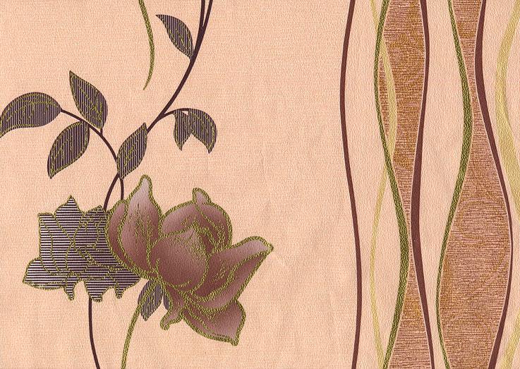 Обои тисненные Эксклюзив Люкс на бумажной основе 0,53х10,05 м Бежевый (024-03)