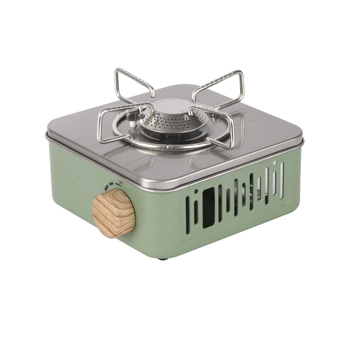 Пальник туристичний кемпінговий газовий 2800Вт Зелений (PYB-DKS 1003)