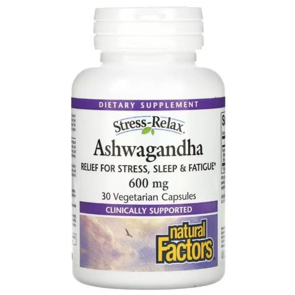 Ашваганда Natural Factors Stress-Relax Ashwagandha 600 мг 30 Veg Caps (22775972) Ашваганда Natural Factors Stress-Relax Ashwagandha 600 мг 30 Veg Caps (22775972)