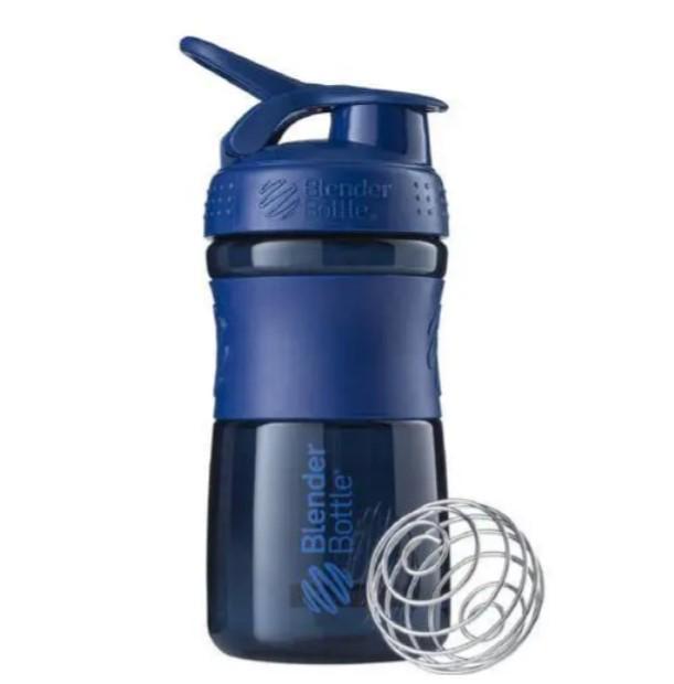 Шейкер спортивний Blender Bottle SportMixer Flip 20 oz/590 мл Navy (SM 20oz Navy)
