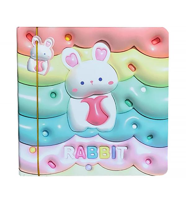 Блокнот Rabbit multicolored 135x135 см (1353833)