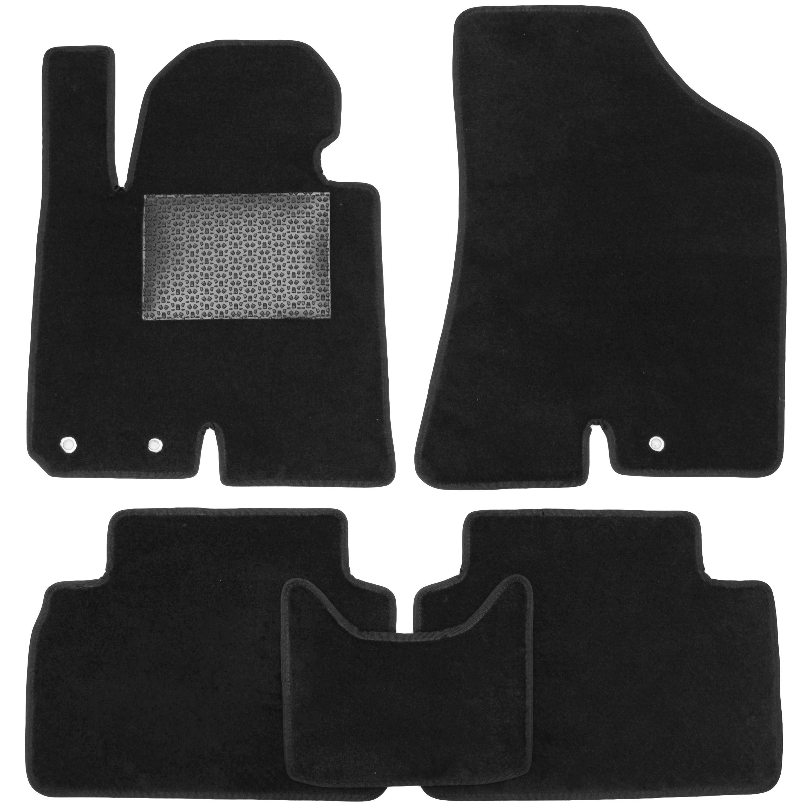 Коврики в салон для Hyundai ix-35 '10-15 текстильные Черный