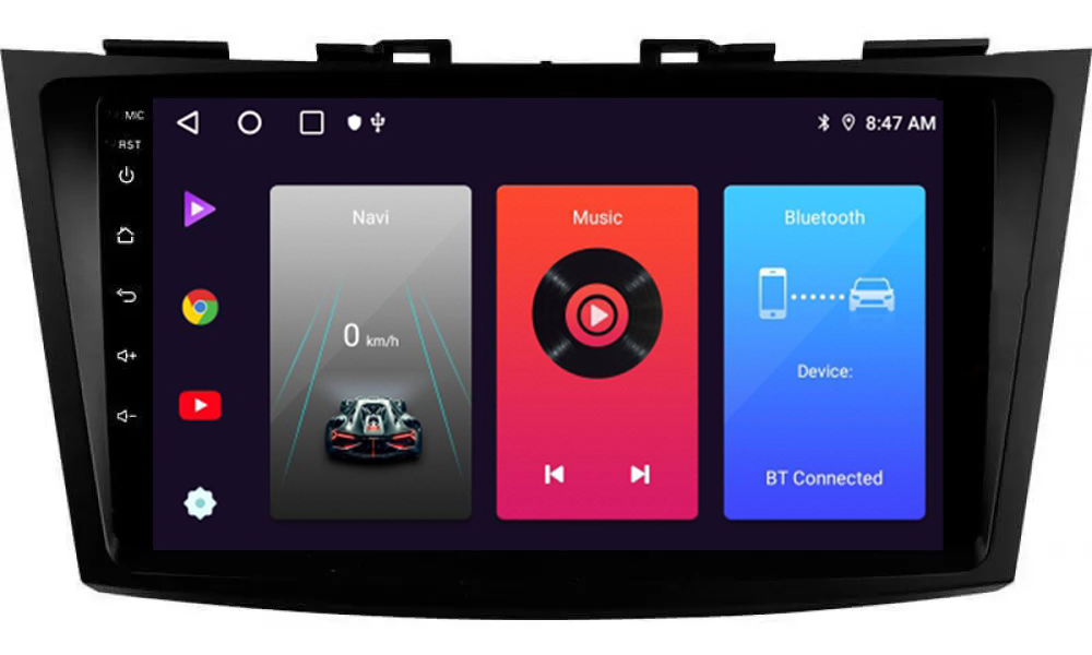 Магнитола штатная Sigma PRO 9464 4/64 GB Suzuki Swift 4 2011-2017 9" (AR-79100)