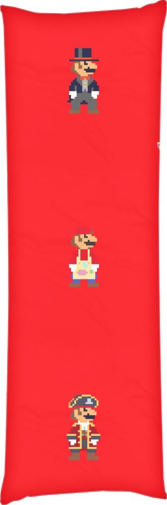 Подушка дакимакура Mario 8 50x150 см (13546376)