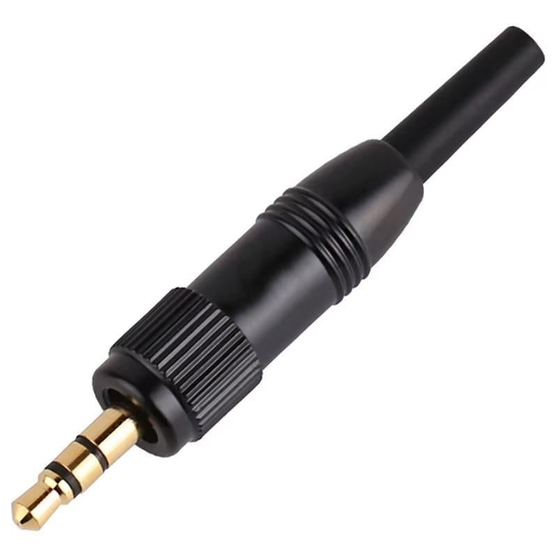 Штекер аудио 3,5 мм стерео с винтовым замком для Sennheiser/Sony адаптер Ø 6 мм (000048541)