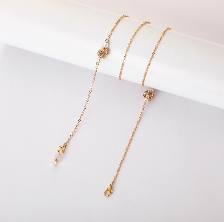 Цепочка для очков White and Gold 4 9871 70 см (4541847) Цепочка для очков White and Gold 4 9871 70 см (4541847)