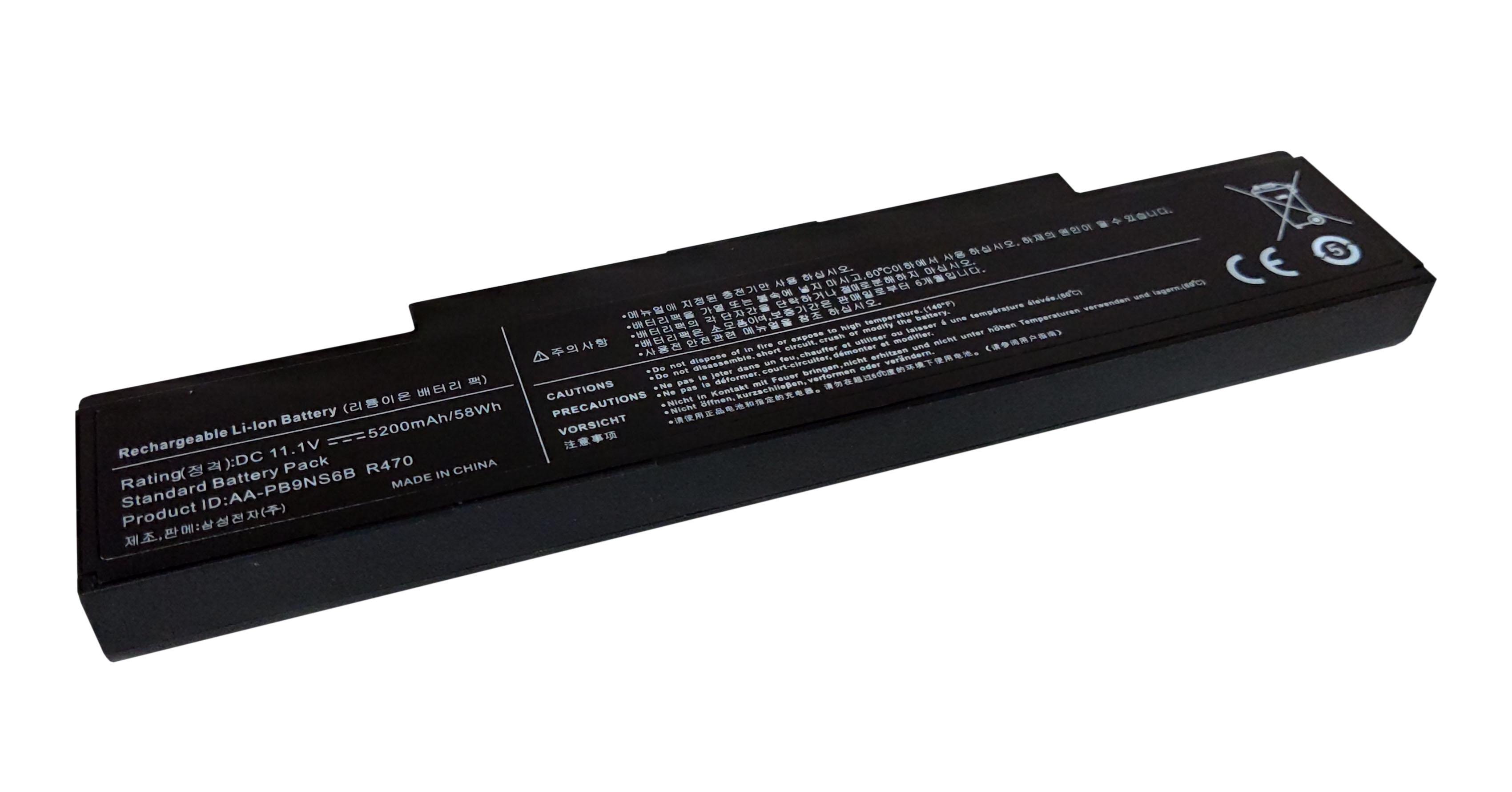 Акумулятор для ноутбука Samsung AA-PB9NS6B 11,1 V 5200 mAh (009167)