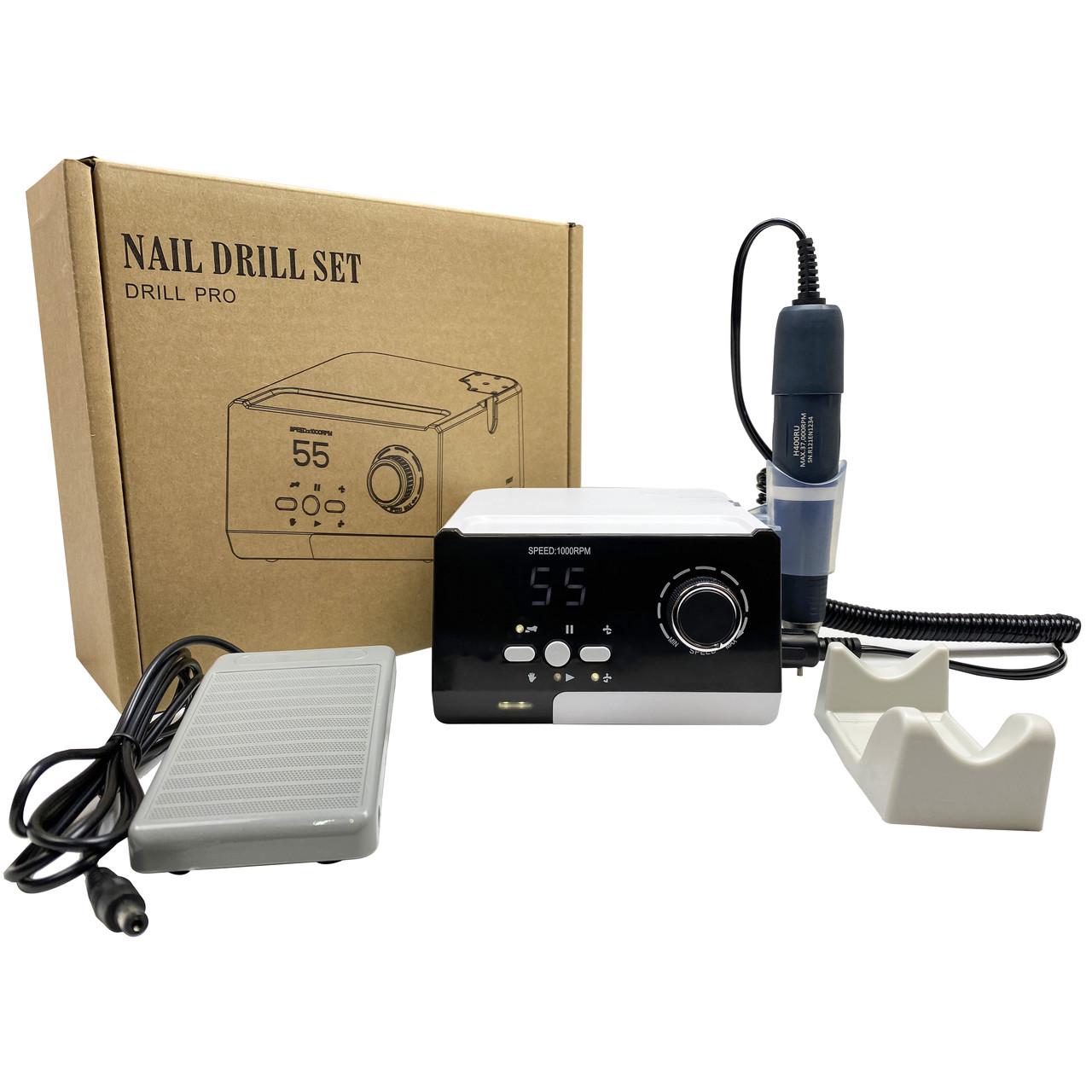 Фрезер для манікюру Nail Drill ZS 722 80 Вт 55000 об/хв Бiлий (27187986)