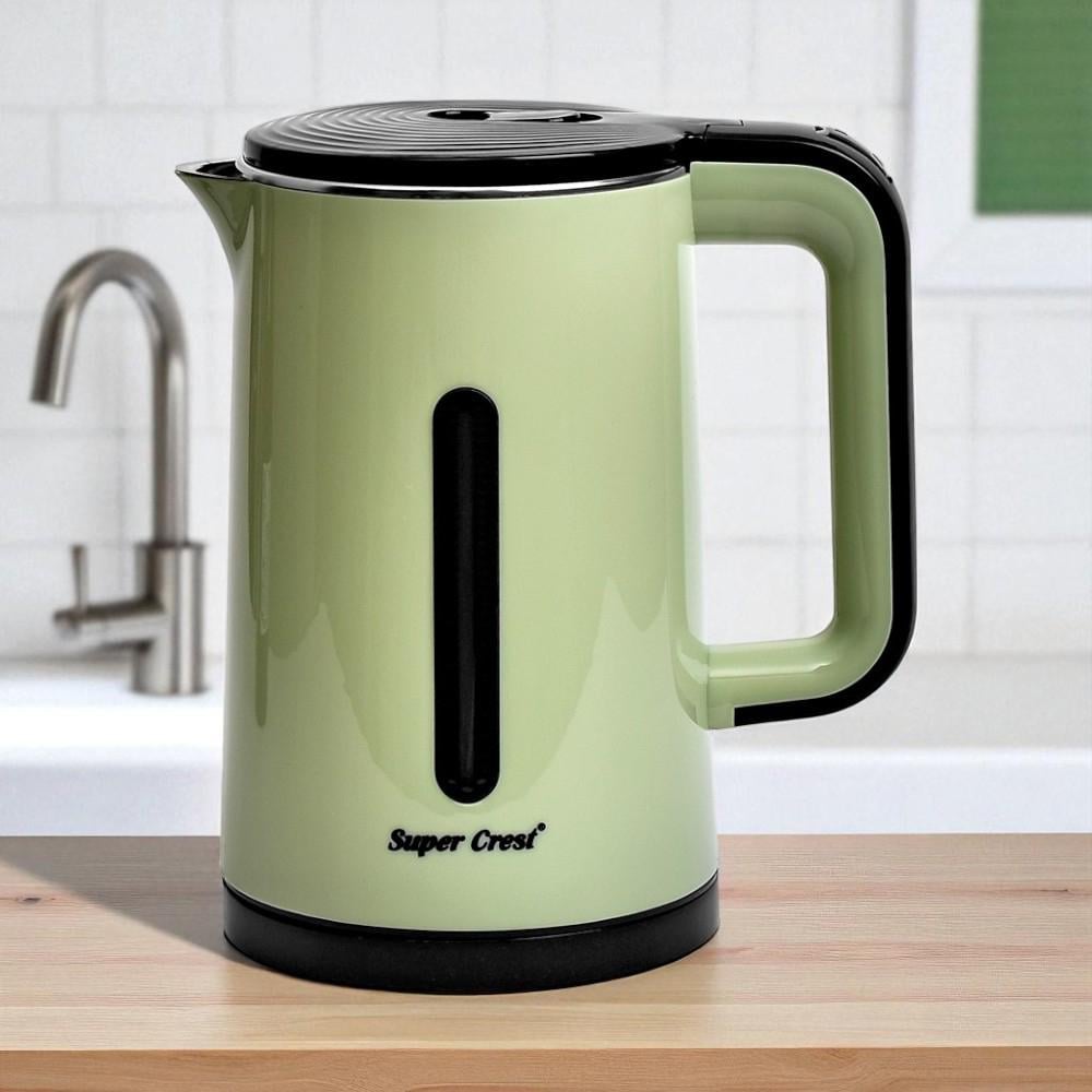 Электрочайник Super Crest 2000 Вт 2,3 л Зеленый