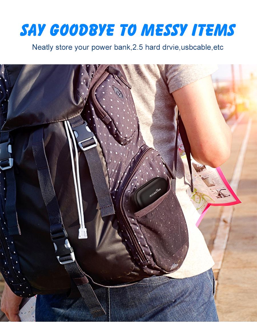 Чехол для планшета ROCKETEK HDP01 2.5 HDD Hard drive cover enclosure power bank, Big case Black (20002) - фото 8 Чехол для планшета ROCKETEK HDP01 2.5 HDD Hard drive cover enclosure power bank, Big case Black (20002) - фото 8