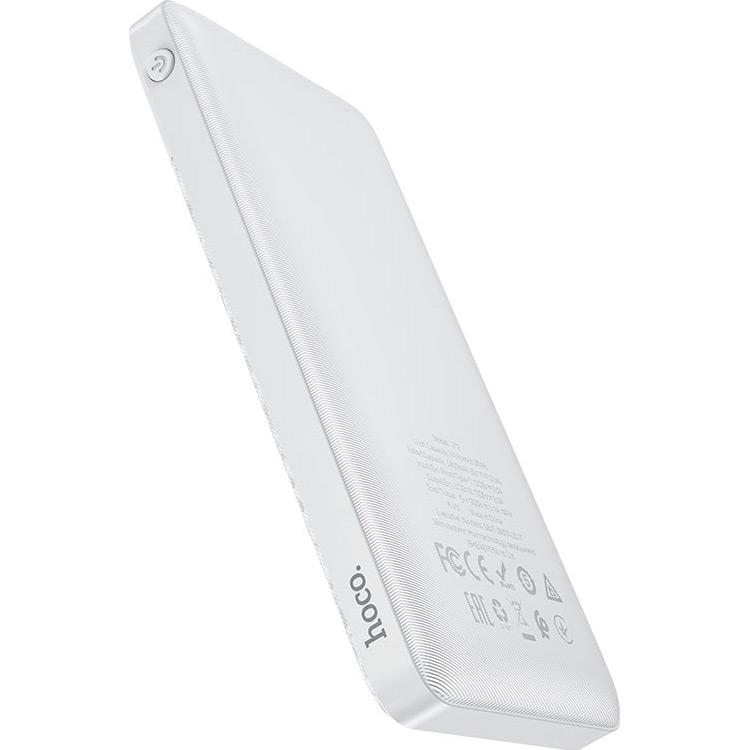 Внешний аккумулятор Hoco J72 Easy Travel 10000 mAh 10W White (738387) - фото 3 Внешний аккумулятор Hoco J72 Easy Travel 10000 mAh 10W White (738387) - фото 3