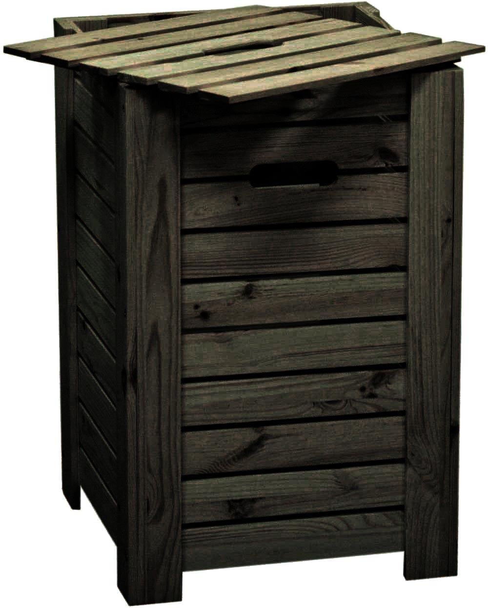Корзина для белья из дерева Мехон Мокко (КЗБ-002110)