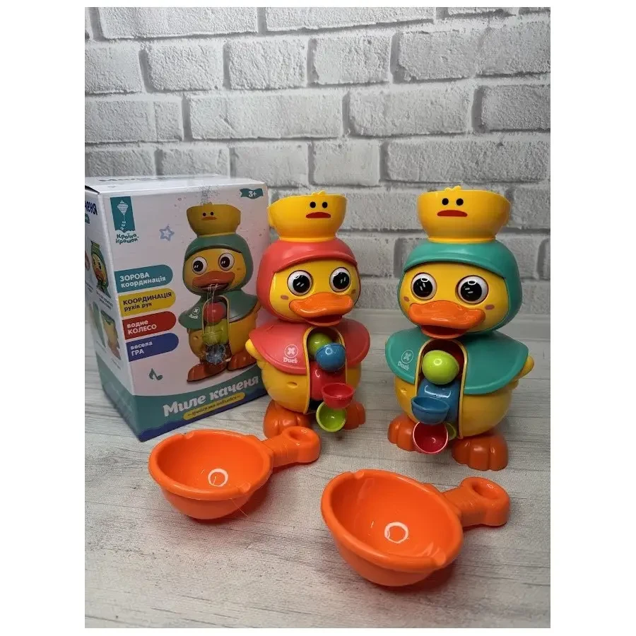 Іграшка для купання Миле каченя Червоний (PL724-40) - фото 7